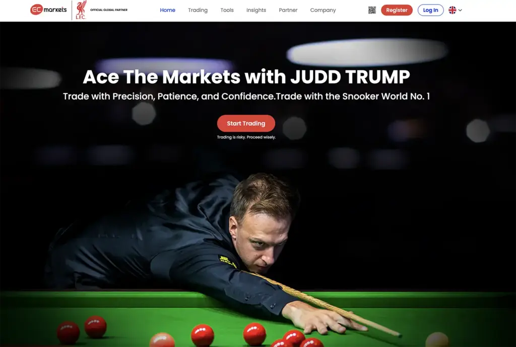 EC Markets and Judd Trump Partnership