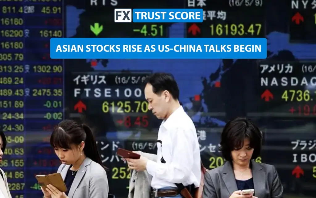 Asian Stocks Rise after US China Talks Begin