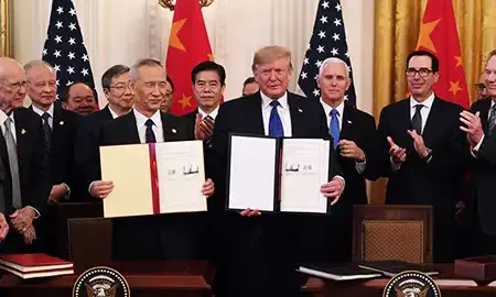 Trump announces US-China trade agreement