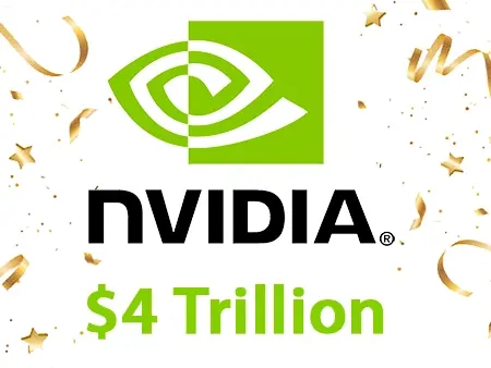 Nvidia makes history after reaching $4 trillion market cap