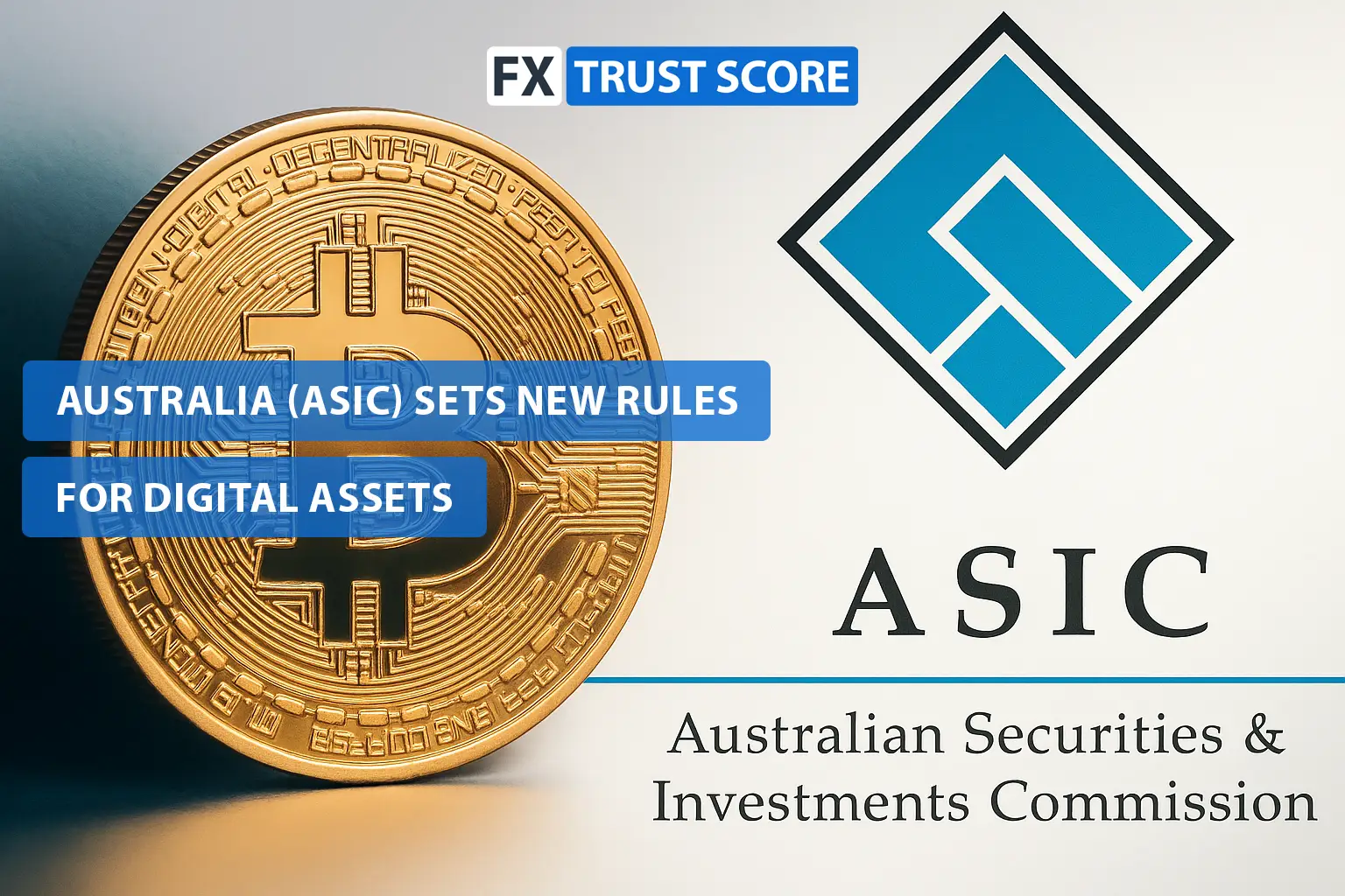 ASIC Australian Regulator sets new rules for Digital Assets