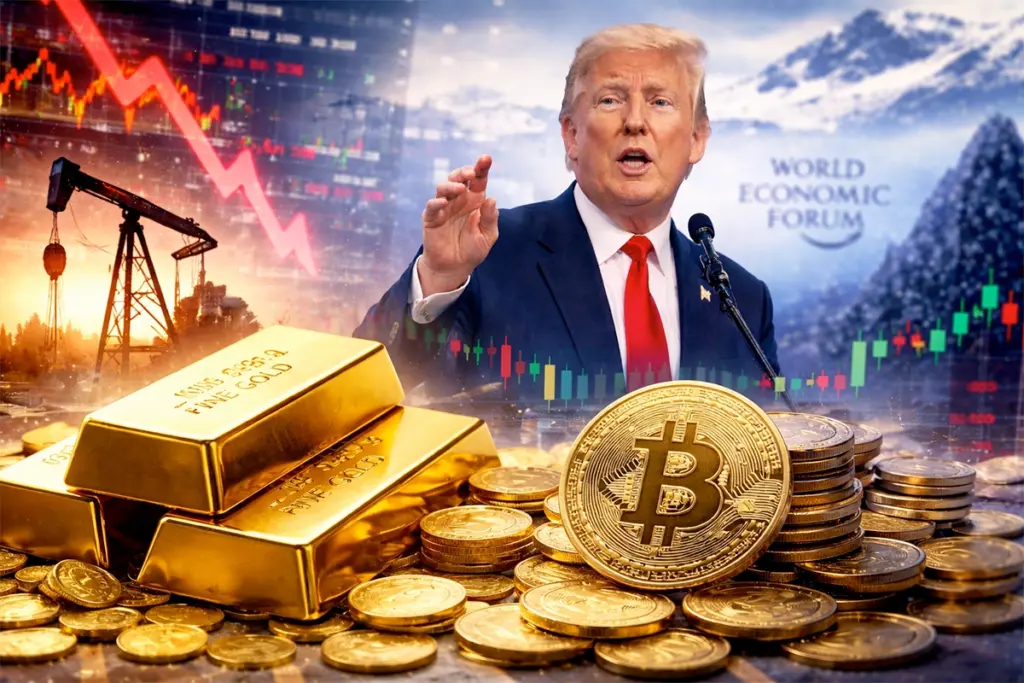How Trump’s Davos Headlines Pushed Gold to Record Highs