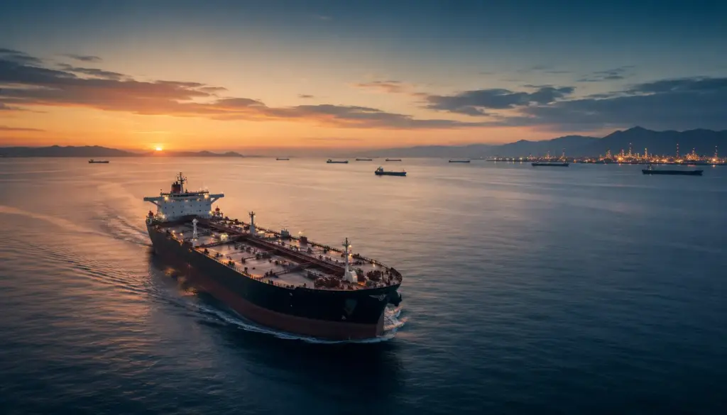 Editorial financial image representing crude prices easing after US-Iran talks as traders focus on inflation, rate risk and the dollar
