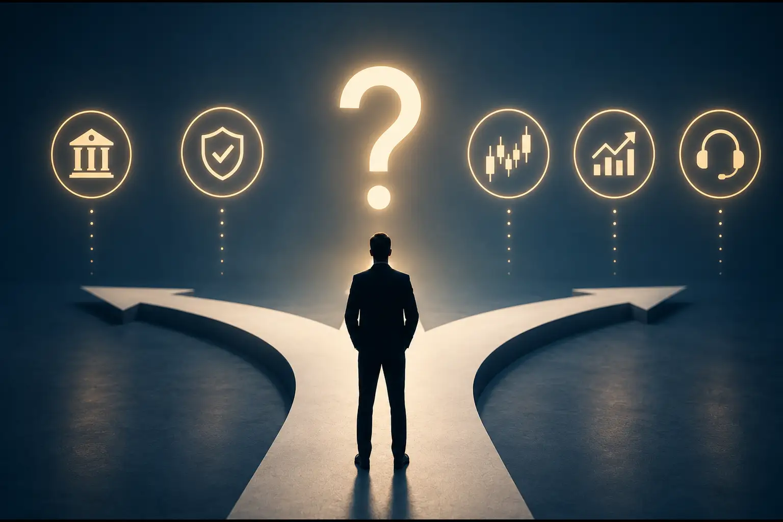 Trader evaluating forex broker options while reviewing regulation, execution quality and account security considerations